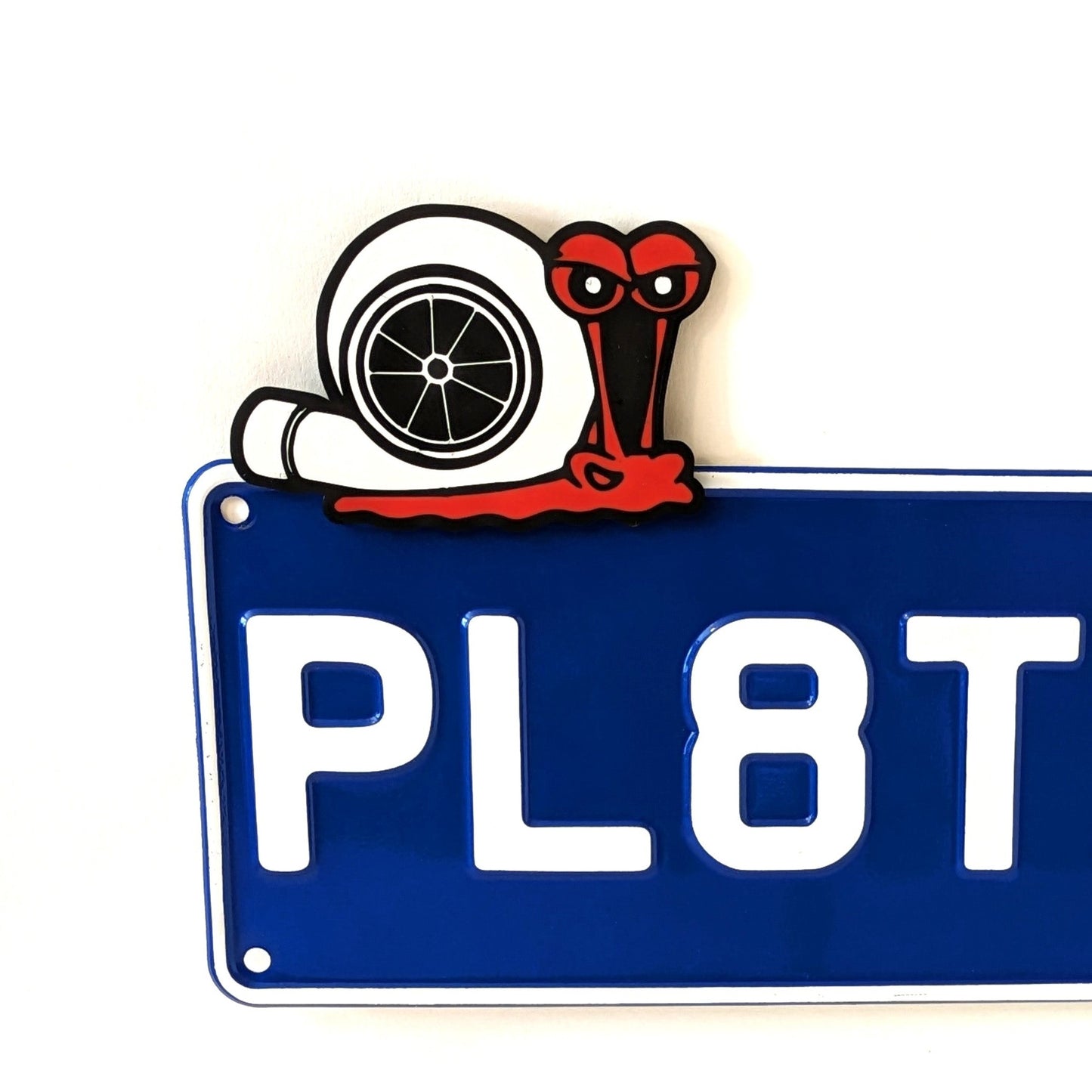 Gary the Turbo Snail PlateTag